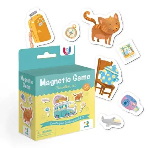 MON Magnetukų rinkinys Kačiukas keliautojas (20 el.)