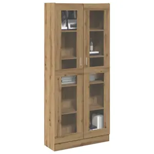 Highboard Artisan ąžuolas 82,5x30,5x185 cm inžinerinė mediena