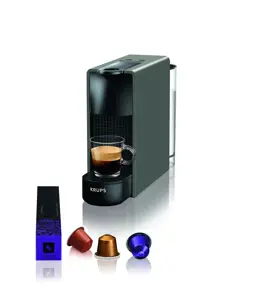 Krups Essenza Mini XN110B10, Kapsulinis kavos aparatas, 0,6 l, Kavos kapsulės, 1310 W, juodas, pilkas