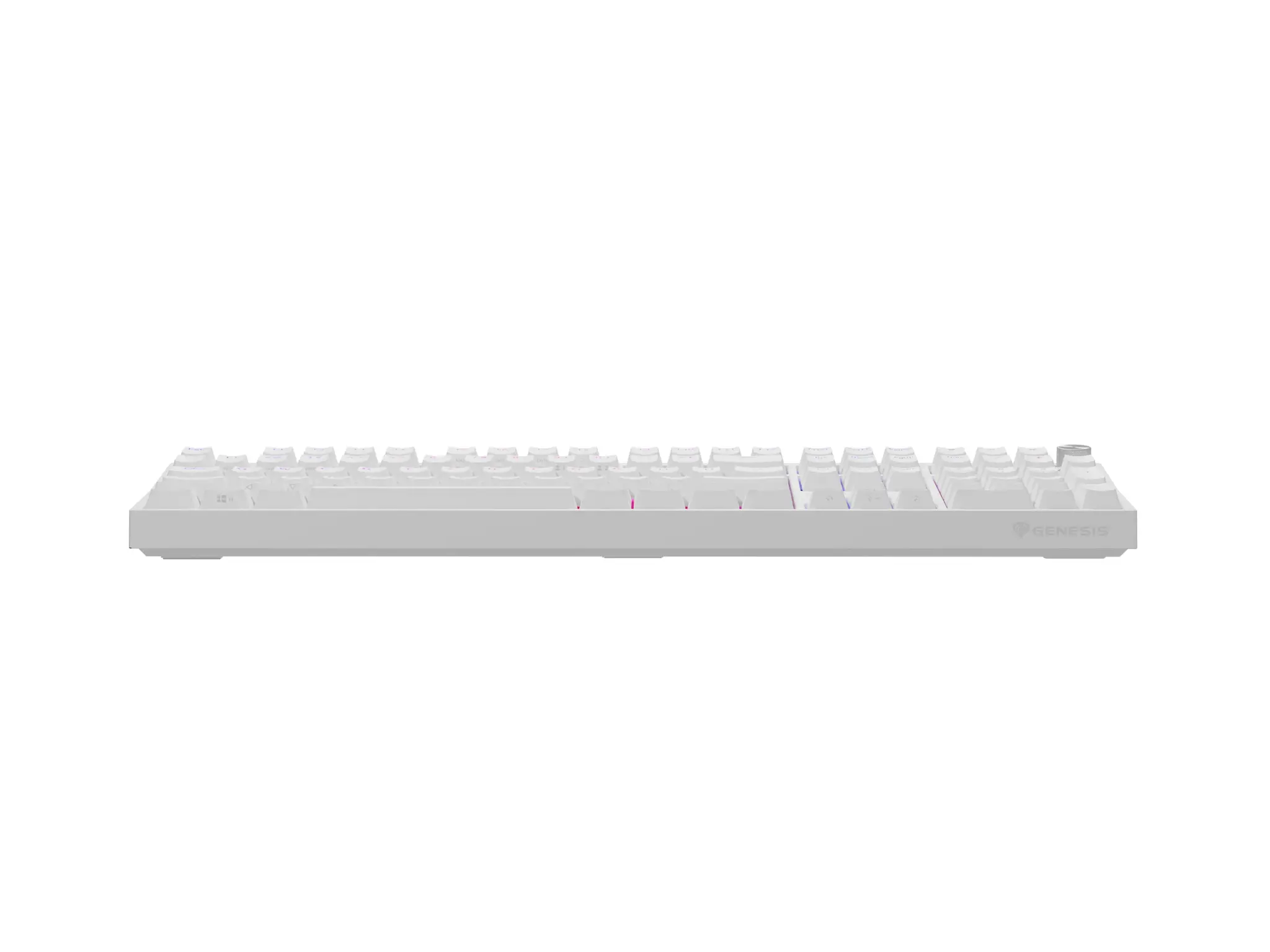 Genesis Thor 404 | Mechanical Gaming Keyboard | Wired | US | Outemu Peach Silent | White