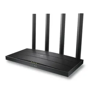 TP-Link Archer AX1500 Wi-Fi 6 maršrutizatorius, "Wi-Fi 6" (802.11ax), trijų dažnių (2,4 GHz / 5 GHz / 5 GHz), Ethernet LAN, juodas, stalinis maršrutizatorius