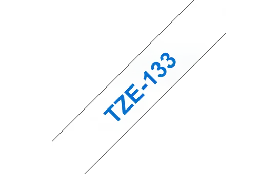 Brother laminuota juosta 12 mm, mėlyna, skaidri, TZe, pilka, terminio perdavimo, Brother, PT-1280HK, PT-1280SN, PT-1280KT, PT-1100SN, PT-1100KT, PT-2100VP, PT-7600, PT-2430PC, PT-2700,...