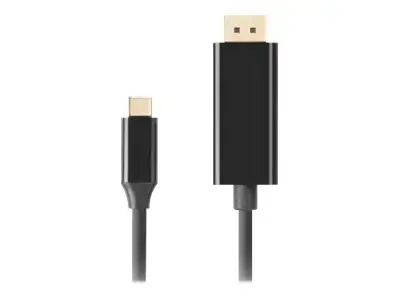 LANBERG kabelis USB-C M ->DisplayPort M 1m 4K 60Hz juodas