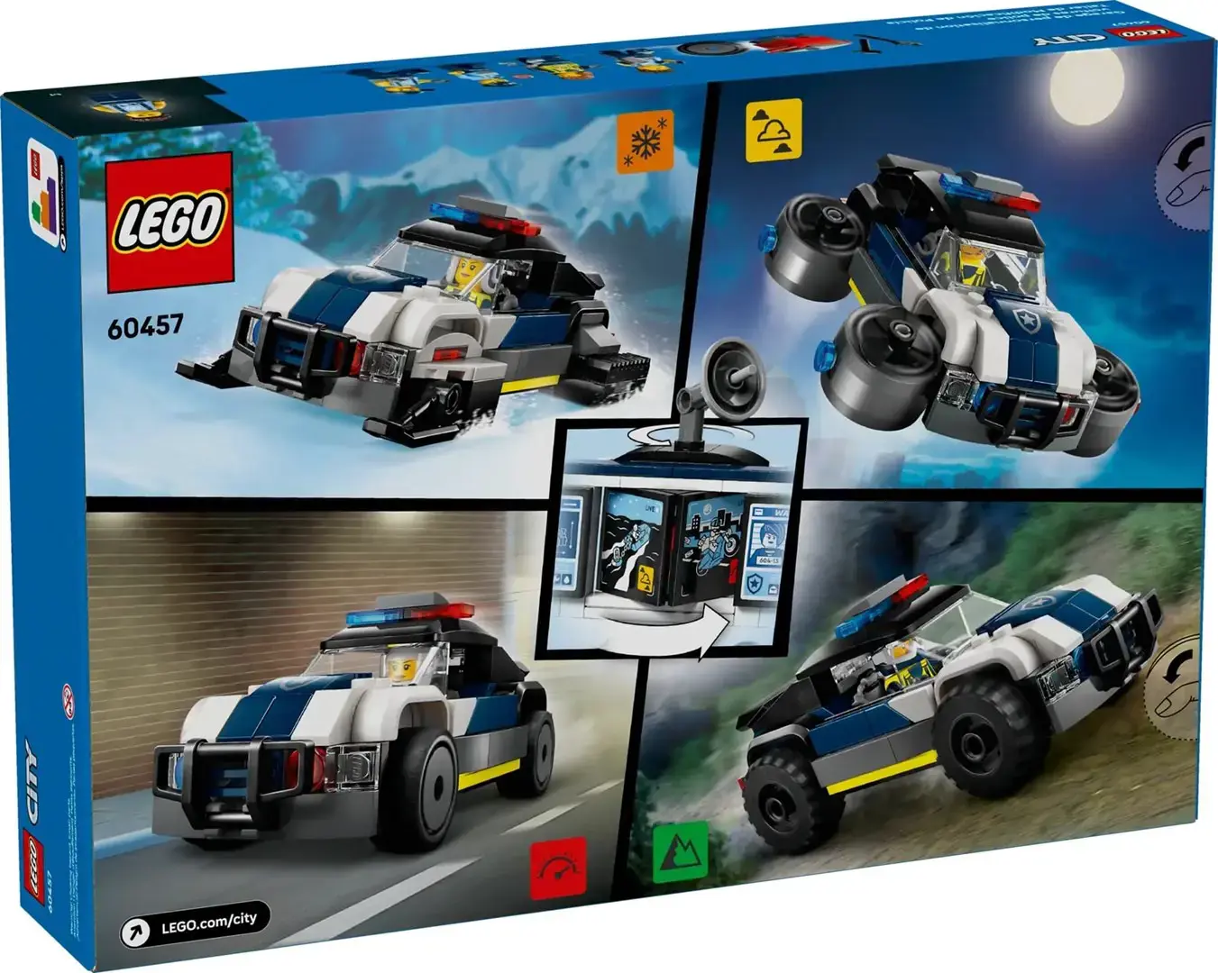 LEGO CITY 60457 Custom Police Car Garage