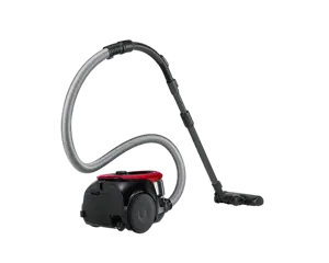 Samsung VC07M2110SR, 700 W, Bagless, 1.5 L, 80 dB, Black, Red