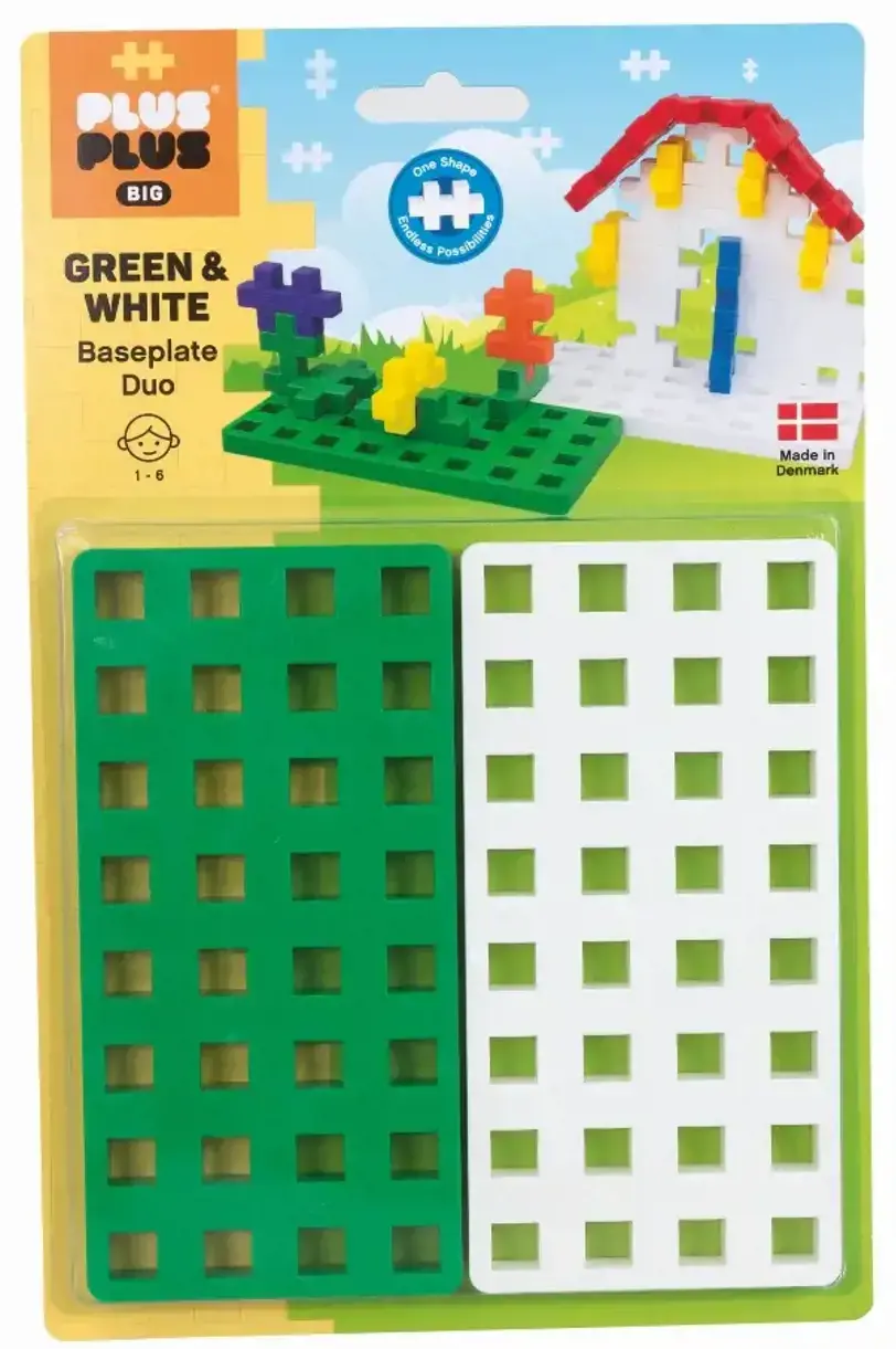 Plus Plus konstruktoriaus DIDELIŲ detalių pagrindas, 2 vnt.