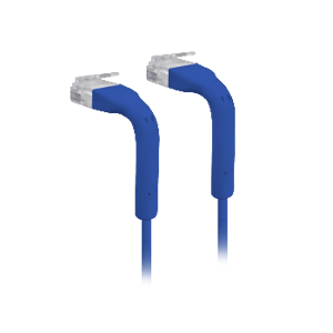 UBIQUITI ULTRA-THIN PATCH CABLE WITH BENDABLE BOOTS DESIGNED FOR INSTALLATION FLEXIBILITY / BLUE / …