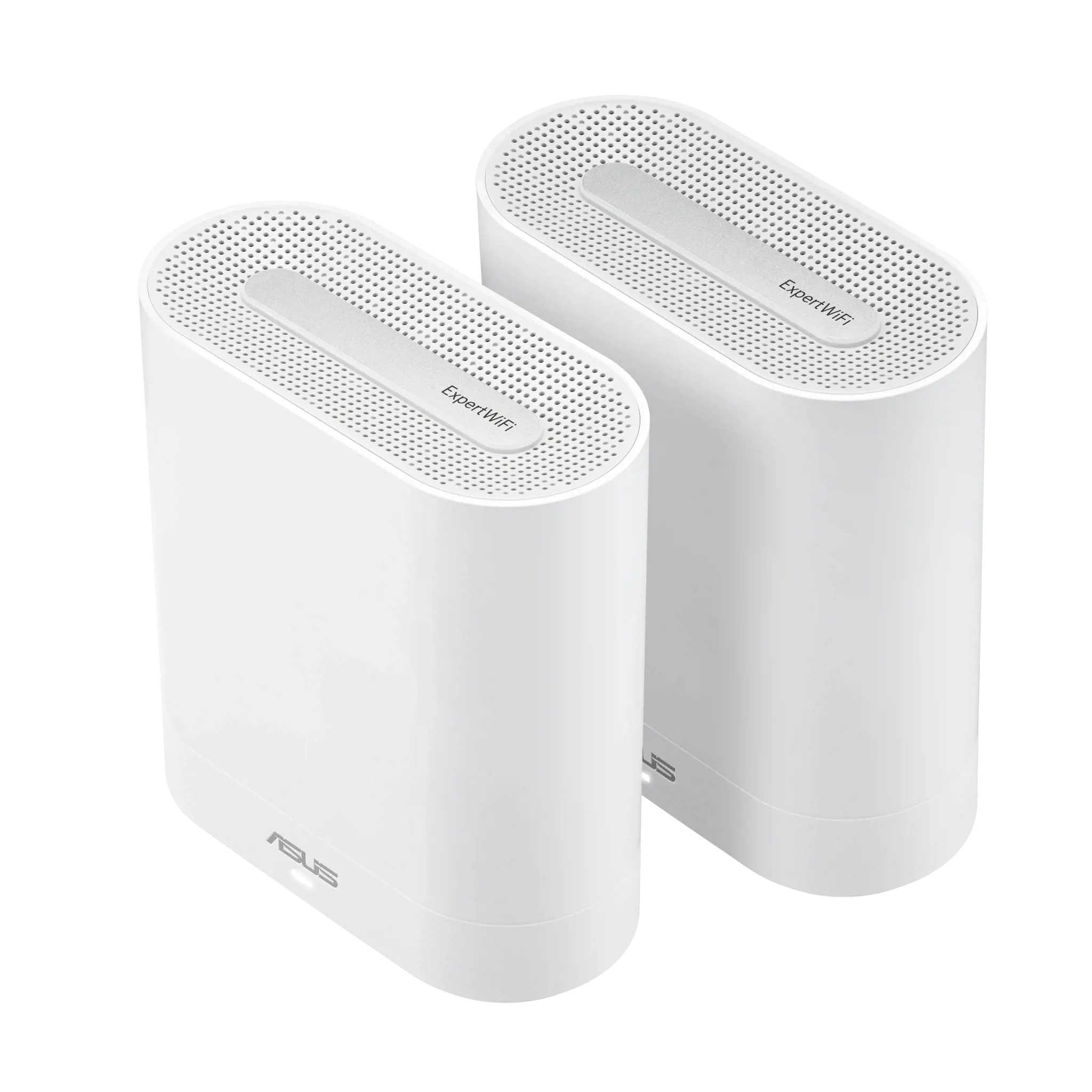 ASUS EBM68(2PK) - "Expert Wifi", baltas, vidinis, tinklinis maršrutizatorius, maitinimas, trijų dažnių (2,4 GHz / 5 GHz / 5 GHz), "Wi-Fi 6" (802.11ax)