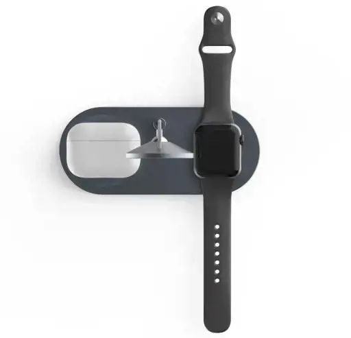 "Tech-Protect" belaidis įkroviklis QI15W A22 3in1 Magnetic MagSafe, juodas