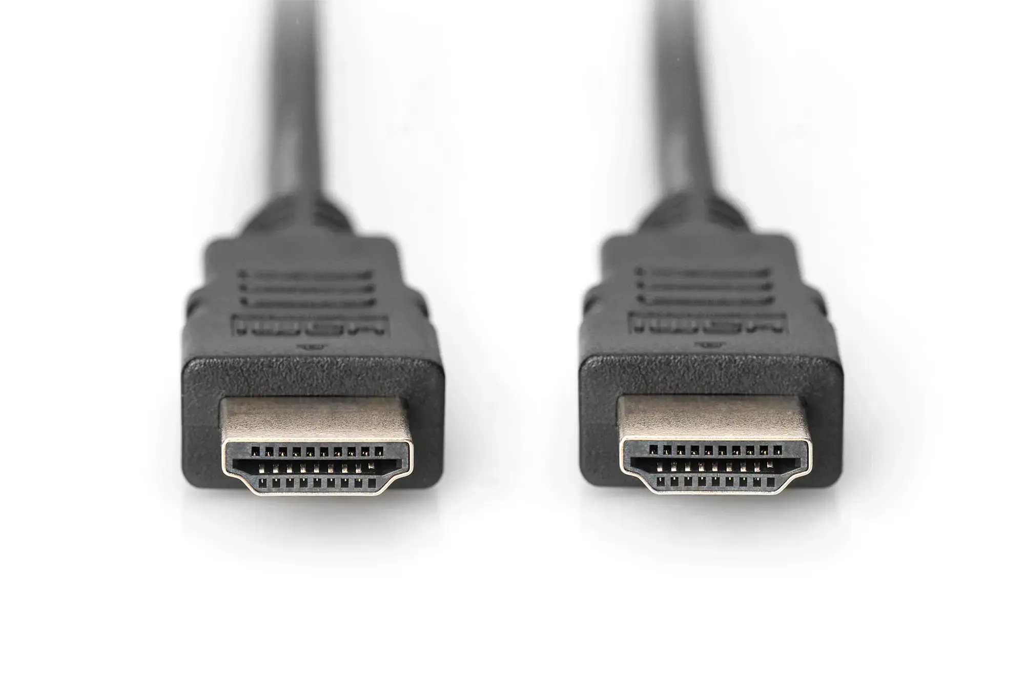 ASSMANN HDMI standartinis A tipo M/M 3,0 m ilgio jungiamasis kabelis su Ethernet Full HD aukso spalvos bl