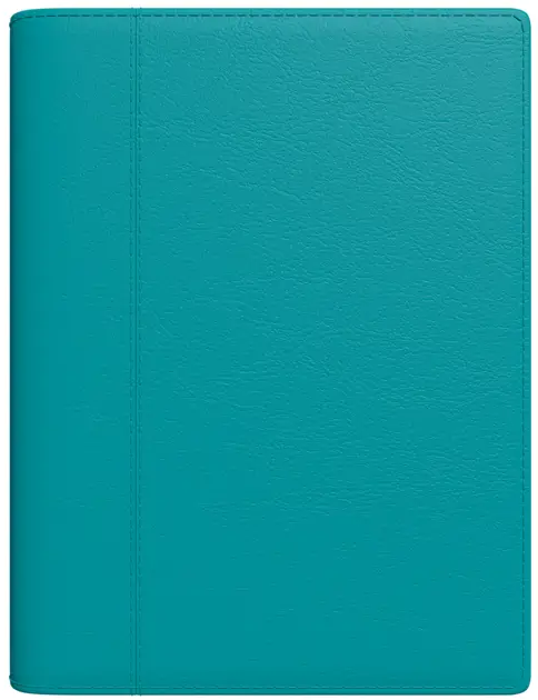 Kalendorius MANAGER Spirex Day 2026, A5, PU, turkio mėlyna