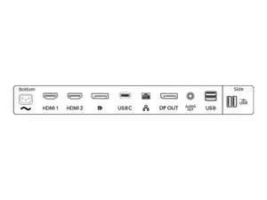 Monitorius Philips 276B1/00, 68.6 cm (27"), 2560 x 1440 pixels, Full HD, LED, 4 ms, Black