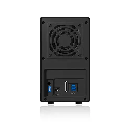 ICYBOX IB-RD3620SU3 IcyBox Išorinė RAID sistema 2x3,5 SATA I/II/III, USB 3.0, eSATA, juoda