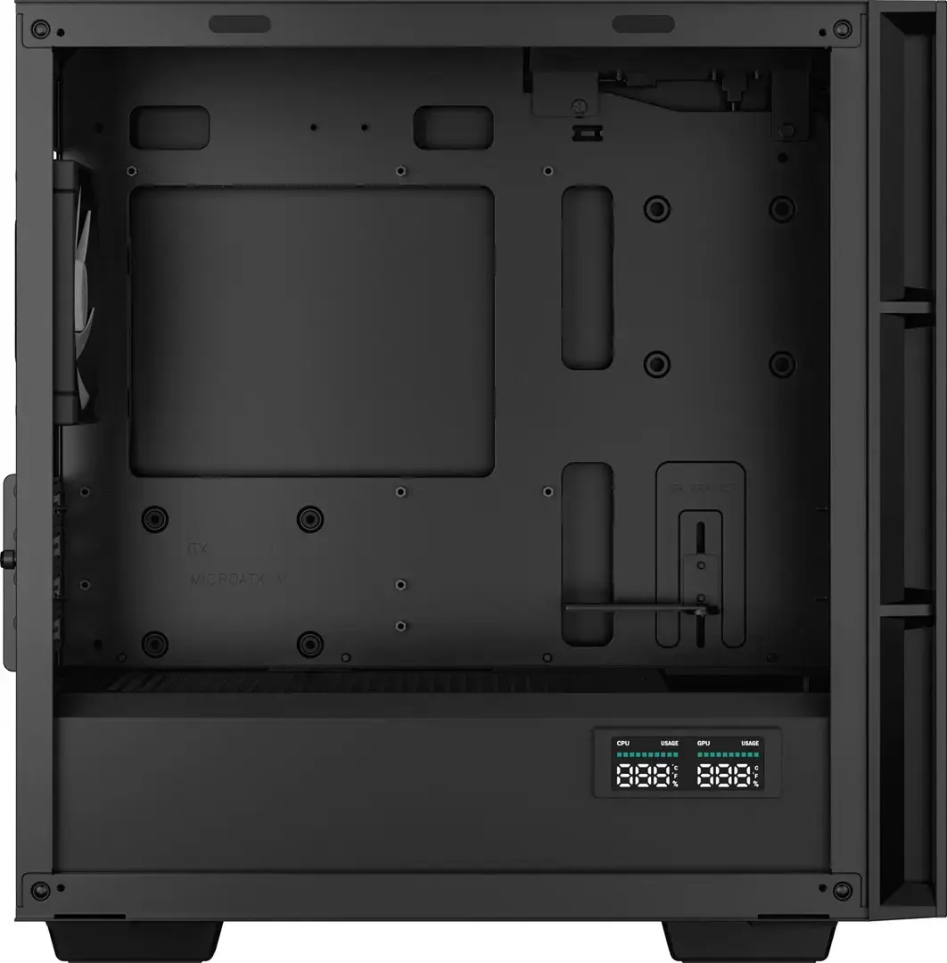"Deepcool CH360 Digital MID TOWER CASE", juoda