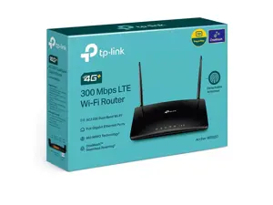 TP-Link Archer MR500, "Wi-Fi 5" (802.11ac), dviejų dažnių (2,4 GHz / 5 GHz), Ethernet LAN, 3G, juodas, stalinis maršrutizatorius