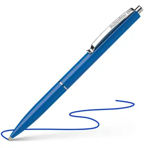 Automatinis tušinukas SCHNEIDER K15,  0,7 mm, mėlynas korpusas, mėlynas rašalas
