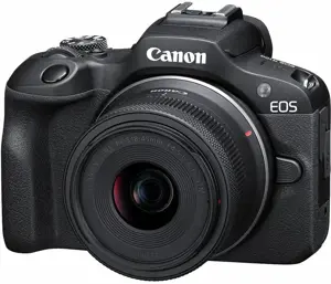 "Canon EOS R100 + RF-S 18-45mm F4.5-6.3 IS STM + RF-S 55-200mm F5-7.1 IS STM rinkinys, 24,1 MP, 6000 x 4000 taškų, CMOS, 4K Ultra HD, 309 g, juoda