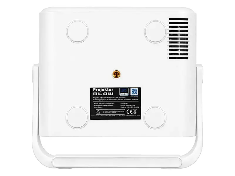 BLOW AndroidTV FullHD MaxView portable projector white