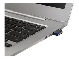 ASUS USB-AC53 Nano, belaidis, USB, WLAN, "Wi-Fi 5" (802.11ac), 867 Mbps, juodas, nerūdijantis plienas