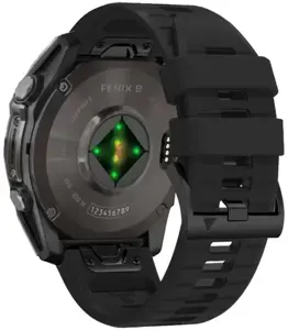 Tech-Protect watch strap Silicone Garmin fenix 5X/5X Plus/6X/6X Pro/7X/8 51mm, black
