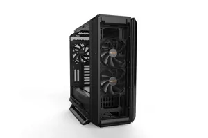 be quiet! Silent Base 802 korpusas, juodas stiklas, Midi Tower, PC, Juodas, ATX, EATX, micro ATX, Mini-ITX, Akrilonitrilo butadieno stirenas (ABS), Plienas, 18,5 cm