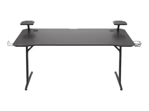 Žaidimų stalas Natec Genesis Holm 510 RGB, Juoda