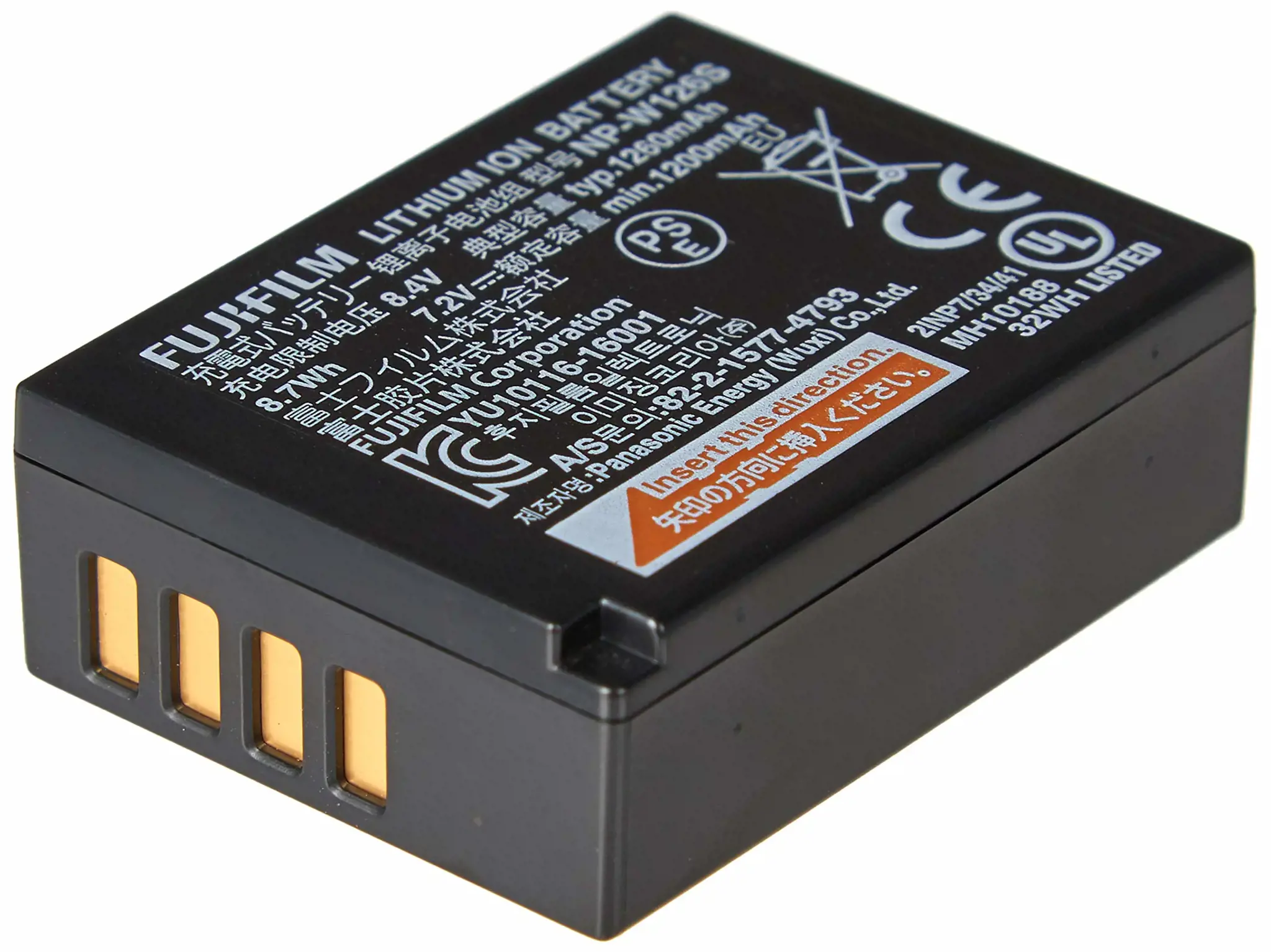 Fujifilm NP-W126S Li-Ion Rechargeable Battery