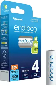 "Panasonic" įkraunamos baterijos ENELOOP BK-3MCDE/4BE AA, 2000 mAh, 4 vnt.