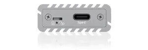 ICYBOX IB-1817Ma-C31 "IcyBox" išorinis korpusas M.2 NVMe SSD, USB 3.1 Type-C, sidabrinės spalvos
