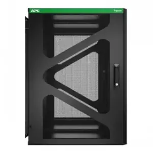 APC NETSHELTER 18U WALLMOUNT RACK ENCLOSURE CABINET SIDE MOUNT UPS DEPTH