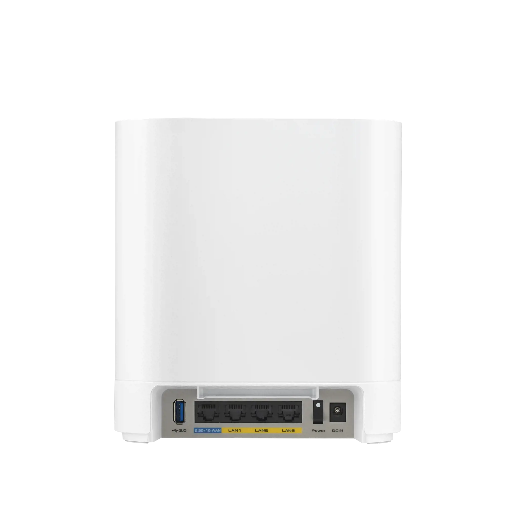 ASUS EBM68(2PK) - "Expert Wifi", baltas, vidinis, tinklinis maršrutizatorius, maitinimas, trijų dažnių (2,4 GHz / 5 GHz / 5 GHz), "Wi-Fi 6" (802.11ax)