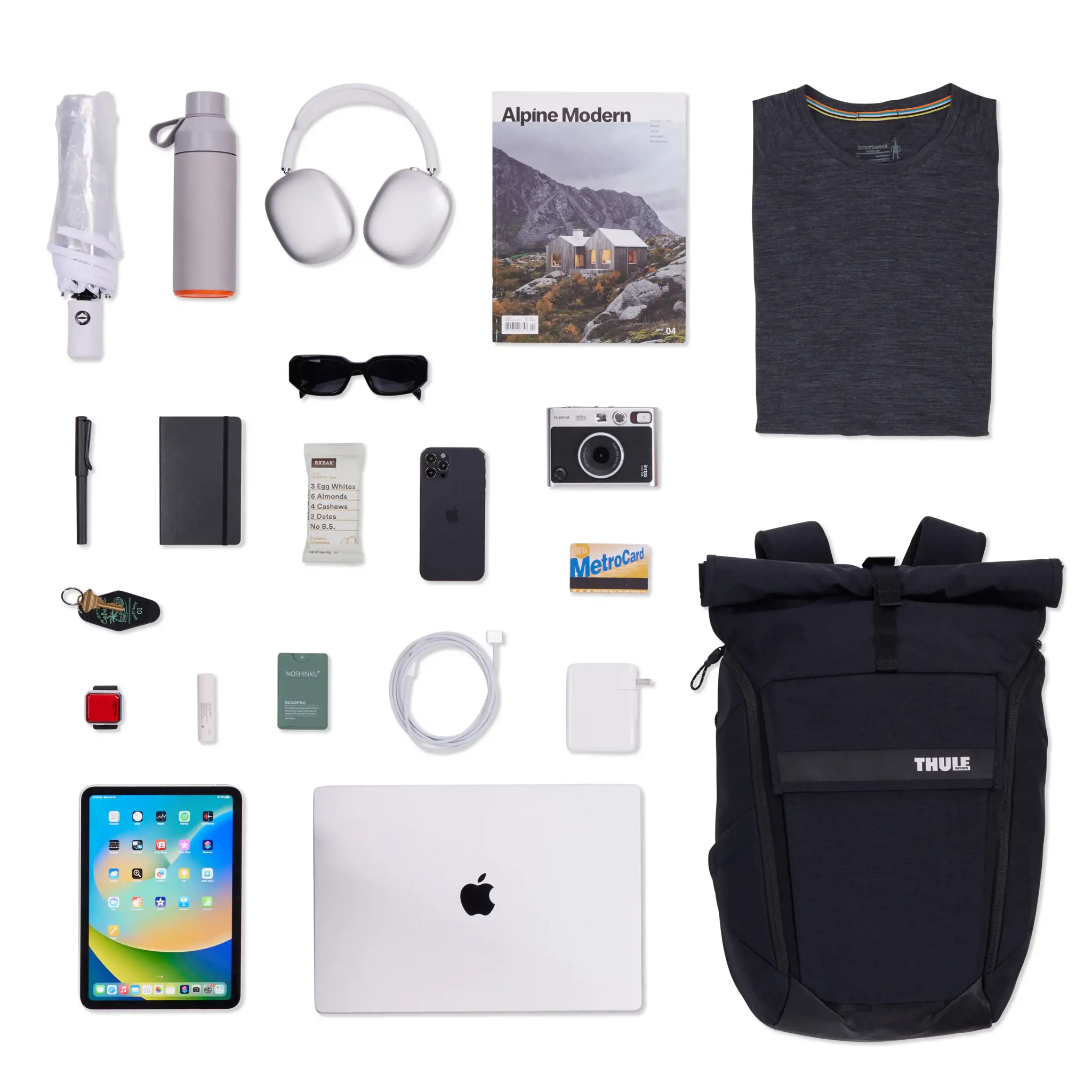 Thule Paramount PARABP3116 Black, Urban, Unisex, 40.6 cm (16"), Notebook compartment, Nylon, Polyester