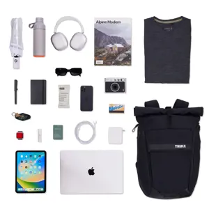 Thule Paramount PARABP3116 Black, Urban, Unisex, 40.6 cm (16"), Notebook compartment, Nylon, Polyester
