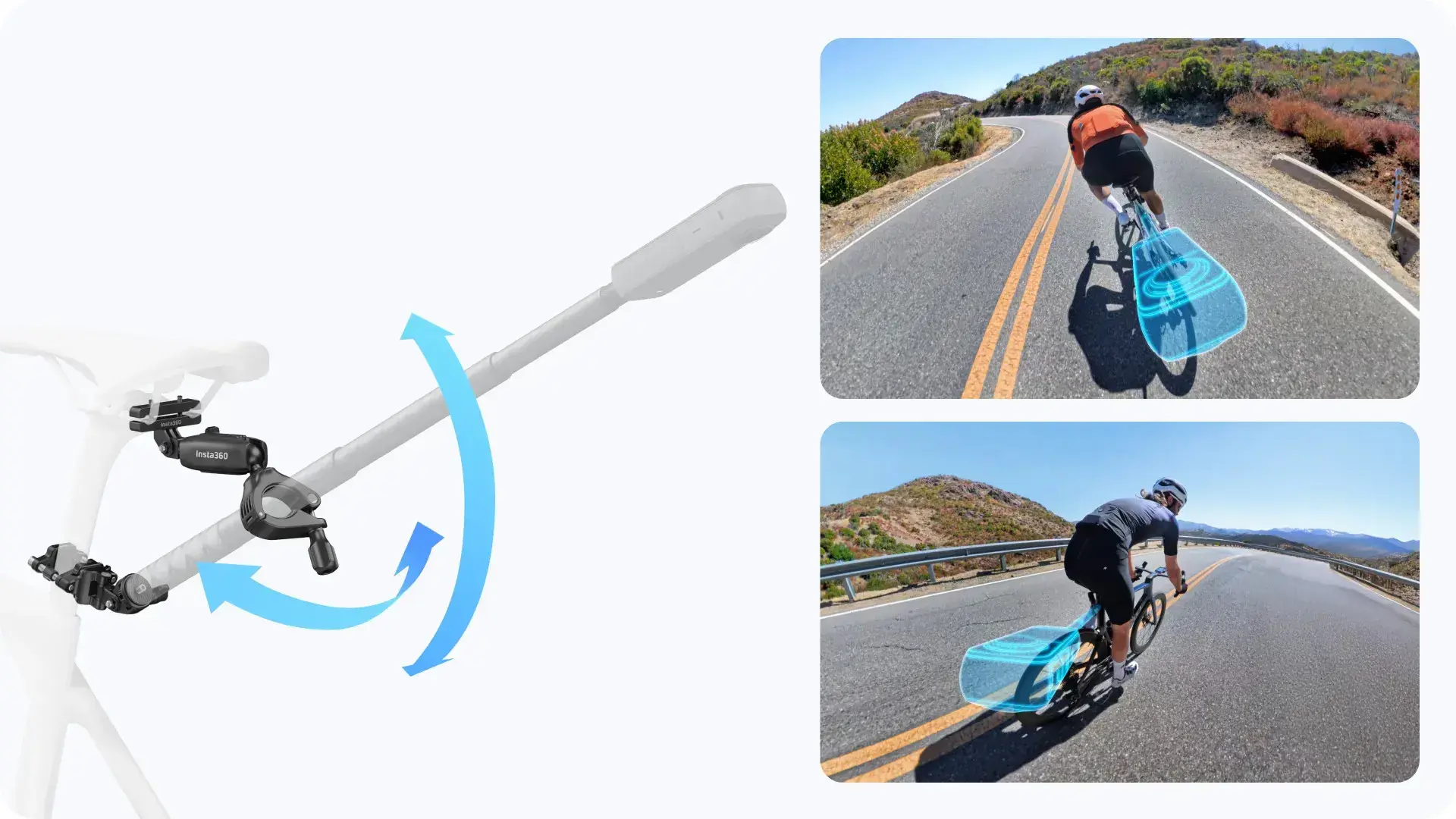 ACTION CAM ACC BIKE TAIL MOUNT/CINSBAVP INSTA360