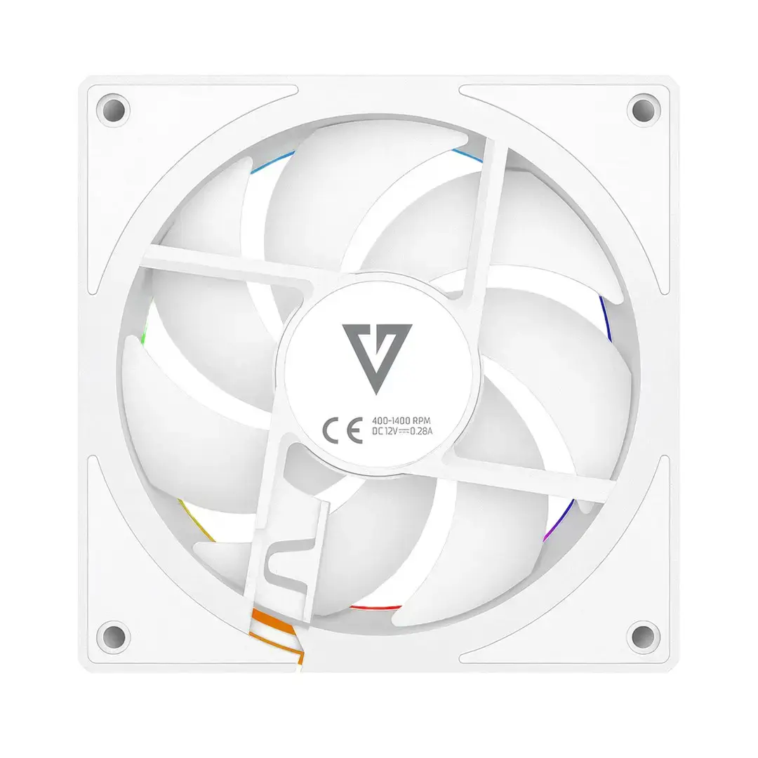MODECOM VOLCANO LOOP 120 ARGB Reverse Fan White