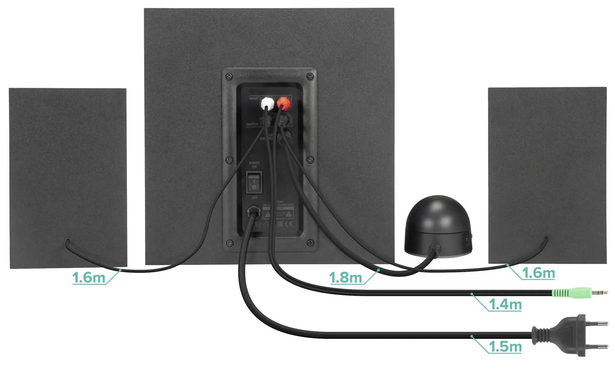 Speedlink speakers Gravity LT 2.1 (SL-820009-BK)