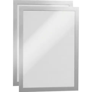 Rėmelis dokumentams DURABLE DURAFRAME® A4, 2 vnt./pak., sidabrinis