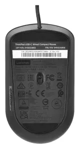 Lenovo 4Y51D20850, dvipusis, optinis, USB Type-C, 2400 DPI, juodas