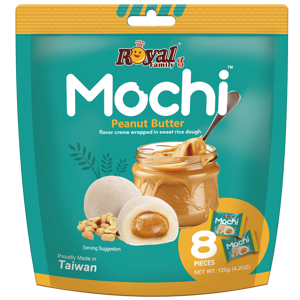 Močiai ROYAL FAMILY, žemės riešutų sviesto skonio, 120 g