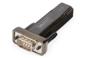 DIGITUS 40xKonverteris iš USB2.0 į serijinį RS232 su USB kabeliu 80 cm juodas FTDI/FT323RL mikrosch…