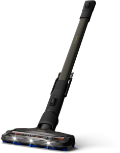 Philips 8000 Series Aqua Plus XC8349/01 Cordless Vacuum, Stick vacuum, Bagless, Black, 0.6 L, 18.3 l/s, Dry&wet