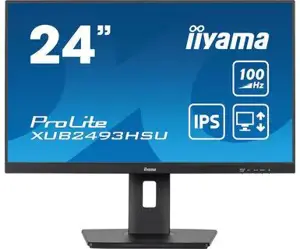 iiyama ProLite XUB2493HSU-B6 computer monitor 60.5 cm (23.8") 1920 x 1080 pixels Full HD LED Black
