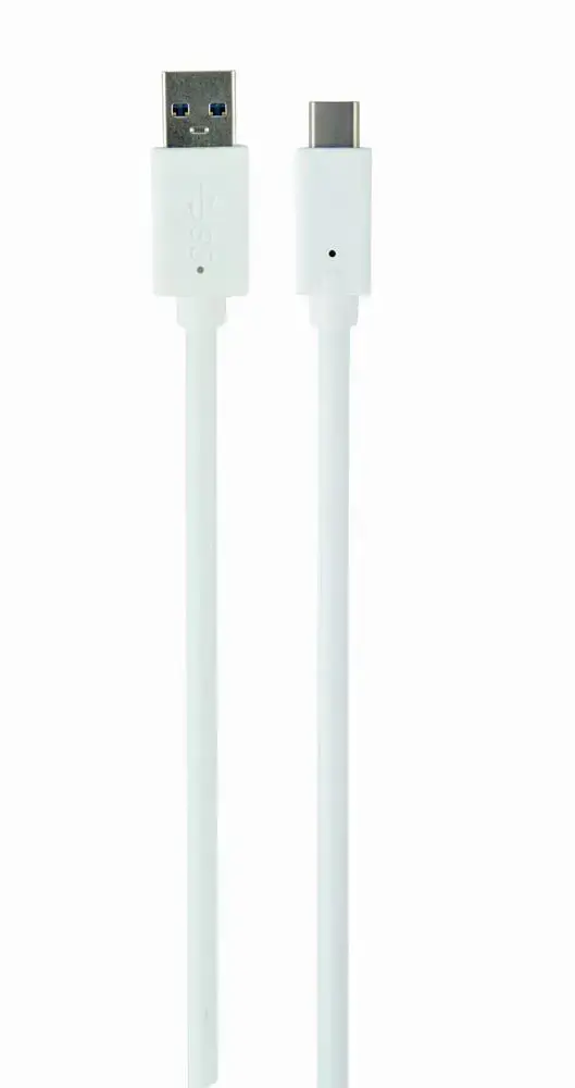 GEMBIRD CCP-USB3-AMCM-6-W Gembird USB 3.0 kabelis su C tipo (AM/CM), 1,8 m, baltos spalvos