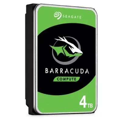 "SEAGATE Desktop Barracuda 5400" 4 TB kietasis diskas 5400 aps./min SATA Serial ATA 6 Gb/s NCQ 256 MB spartinančioji atmintis 8,9 cm 3,5 colio BLK