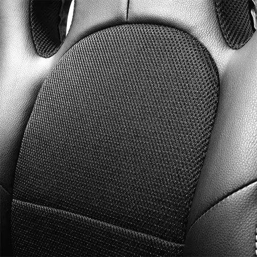 Dirbtinės odos biuro kėdė juoda