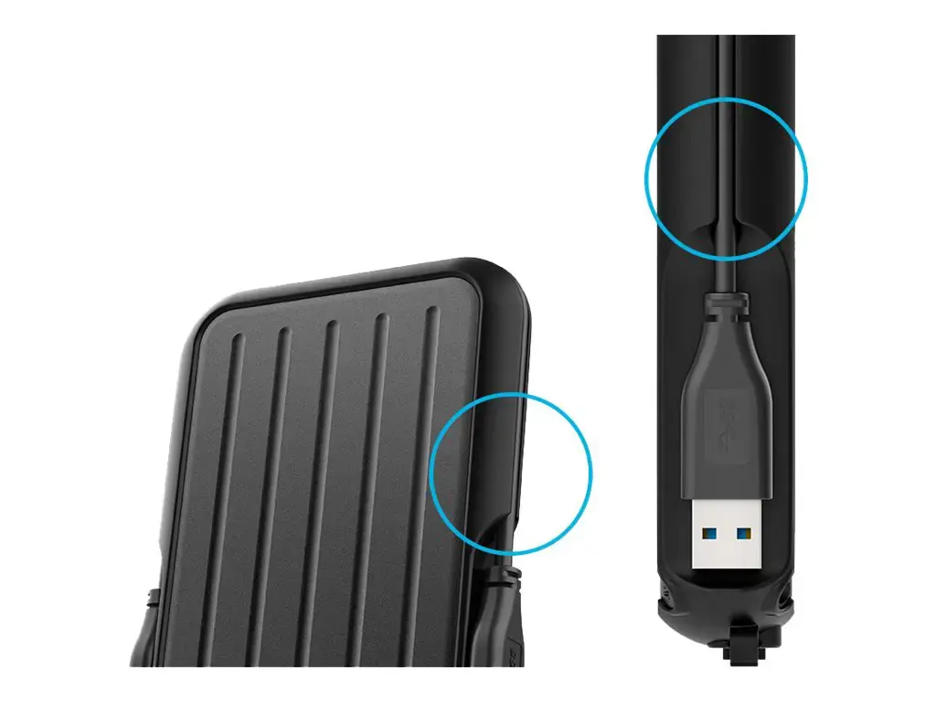 SILICON POWER Išorinis kietasis diskas "Armor A66" 2,5 colio 1TB USB 3.2 IPX4 juodas