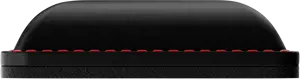 "HyperX" riešo atrama - klaviatūra - be klavišų, juoda, vienspalvė, gelis, guma, riešo atrama, neslystantis pagrindas