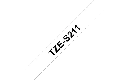Brother TZE-S211, TZ, Black, Inkjet, China, 5 year(s), 6 mm