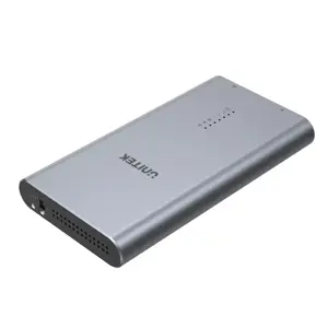 UNITEK SolidForce USB-C ir PCIe/NVMe M.2 SSD 10Gb/s dviejų įlajų korpusas su neprisijungusiu klonu …