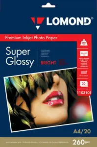 Premium Super Glossy vienpusis fotopopierius 260g/A4/20L